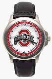 Ohio State Buckeyes Rookie Watch with Leather Band - Men's