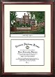 Marshall University Scholar Scholar Mahogany Framed Lithograph w/Diploma Opening