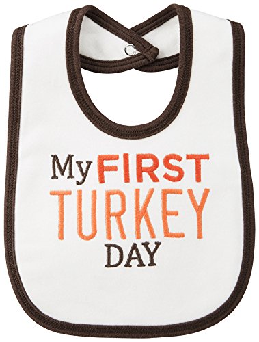 Carter's Unisex Baby Thanksgiving Bib - Brown