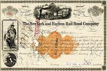 Art Poster, The New York and Harlem Rail Road Company - 27.5 x 18.75
