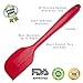★Premium★ Kitchen Cooking Silicone Tongs Set (Red, 9 & 12-inch) + Silicone Spatula (Red, 11-inch)