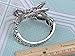 Alilang Silvery Tone Shine Amethyst Clear Crystal Rhinestones Butterfly Insect Cuff Bangle Bracelet