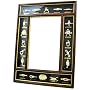 Nautical Knot Chart Wooden Wall Mirror Sailor Sailing