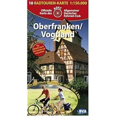 ADFC-Radtourenkarte 18 Oberfranken / Vogtland 1 : 150 000