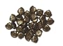 10mm Fan Shell Antiqued Goldtone Metalized Metallic Beads