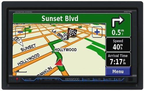 Kenwood DNX7140 6.95-Inch Wide Double-DIN In-Dash Nagivation with Built-in Bluetooth USB/iPod Direct Control/DVD Receiver