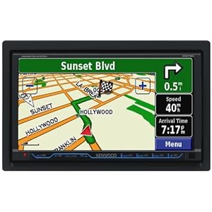 Kenwood DNX7140 6.95-Inch Wide Double-DIN In-Dash Nagivation with Built-in Bluetooth USB/iPod Direct Control/DVD Receiver