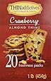 Thin Addictives, Thinaddictives Cranberry Almond: 2 Boxes of 16 Oz: 40 Packs
