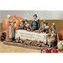 10.5" Joseph's Studio Harvest Collection First Thanksgiving Dinner Figure