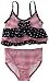 Hartstrings Girls 2-6X Toddler 2 Piece Ruffled Tank Bathing Suit, Red Stripe, 4T