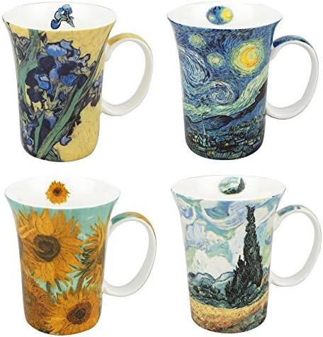 Van Gogh - Set of 4 Mugs - Boxed Mug Sets