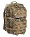 Mil-Tec Military Army Patrol Molle Assault Pack Tactical Combat Rucksack Backpack Bag 50L Arid Woodland