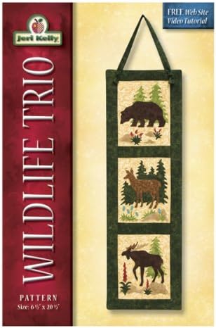 Jeri Kelly Patterns Wildlife Trio Wallhanging JKP-908