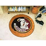 Florida State Seminoles NCAA Basketball Round Floor Mat (29) Seminole Logo