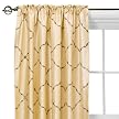 Home Contessa Embroidered Window Panel - Ivory