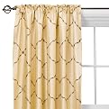 Home Contessa Embroidered Window Panel - Ivory