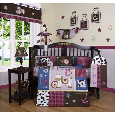 Boutique Horse Western Cowgirl 13PCS CRIB BEDDING SET product image
