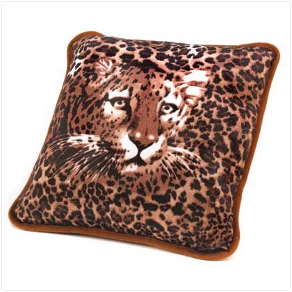 Leopard Portrait Accent Pillow