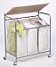 Honey-Can-Do SRT-01196 Rolling Ironing and Sorter Combo Laundry Center