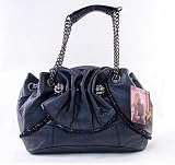 Betsey Johnson Black Drawstring Tote Ice Princess Handbag