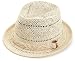 Jessica Simpson Womens Multi Color Fedora Hat, Sesame, One Size