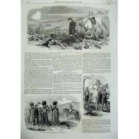 1855 Battle-Field Inkerman Guards Wounded Officer Brett