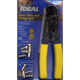 Ideal Coax Strip and Crimp Tool by 
