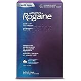 Women's ROGAINE 5% Minoxidil Topical Aerosol Hair Regrowth Treatment (Unscented) Foam - SIX MONTH SUPPLY - Three 60g. (2.11 oz) Cans