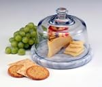 Norpro 348 Glass Cheese Dome with Mar...