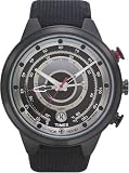 Timex 41911 Black Silicone Strap Black Stainless Steel e-Tide & Temp Watch