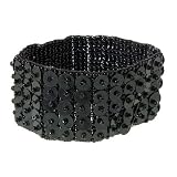 Midnight Temptations Sequined/Beaded Stretch Bracelet
