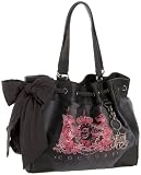 Juicy Couture Velour Scottie Bling Daydreamer Tote Handbag Purse ~ Top Hat Color