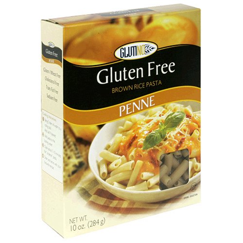 Glutino Gluten-Free Brown Rice Pasta, Penne, 10-Ounce Packages (Pack of 8)