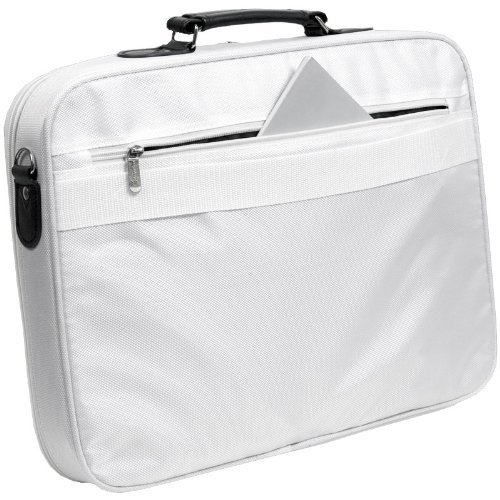 17 inch White Notebook Laptop Shoulder Messenger Bag / Carry on Briefcase 17 inch White Notebook Laptop Shoulder Messenger Bag / Carry on Briefcase