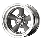American Racing Vintage TTO VN309 Painted Gray Wheel with Machined Lip (17x8... by American Racing Vintage