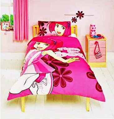 Lazy Town Stephanie Time For Bed Single Duvet Set / Duvet Cover (Panel)