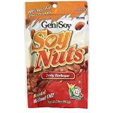 Genisoy Soy Nuts, Zesty Barbeque, 5-Ounce Bags (Pack of 12)