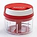 KLEVA CHOP PRO - The Compact 3 Second Chopper - Make Salsa, Guacamole and Dip in Seconds. Its Easy to Clean, Use and Store even when your Camping - We Guarantee No Tears when Chopping Onions