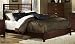 King Size Bed Slat Design in Cherry Finish