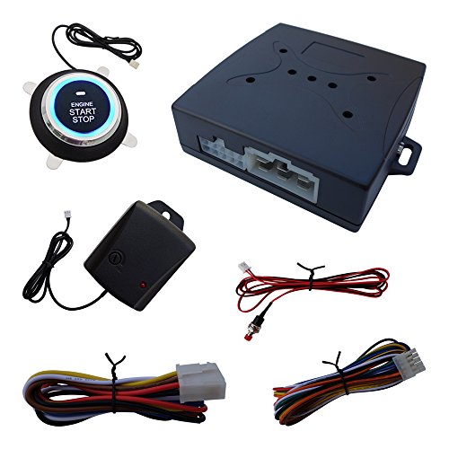 Cheap New Upgrade 1 Way Car Alarm System Engine Start Stop Button With