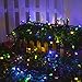 lederTEK Solar Christmas Powered Fairy String Lights 39ft 12m 8 Modes Brighten Globe Lighting for Xmas Tree Decorations, Garden, Home, Party, Outdoor and Indoor, Waterproof (100 LED Multi-color)