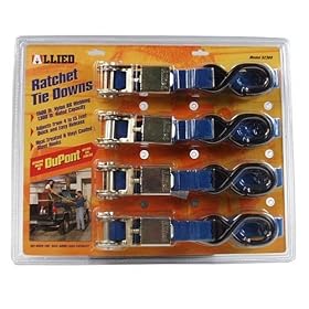 Allied 52389 15-Foot Ratcheting Tie Down 4-Pack by Allied International