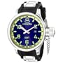 Invicta Men's 6610 Signature Collection GMT Black Rubber Watch