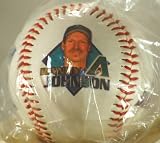 2001 - Fotoball / MLB - Arizona Diamondbacks - Randy Johnson #51 - Commemorative Cy Young Award Baseball - With Photo of Johnson / Limited Edition 1 of 5,000 - Stats - Very Rare - New - Limited Edition - Collectible