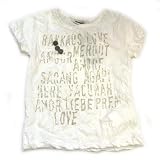 3 Pommes Chic Attitude - White crinkle tee (size 5)