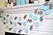Elephant Garland, baby shower Decorations, decorations, Blue, yellow