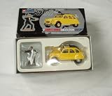 Citroen 2cv and James bond figure set