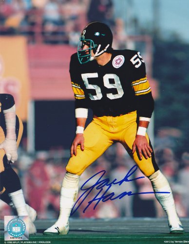 Jack Ham signed autographed 8 x 10 photo Pittsburgh Steelers