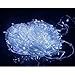 HDE Linkable LED String Lights Holiday Home Fairy Multifunction Wedding College Dorm Room Craft Decoration Expandable Rope Lights (100 Micro LEDS - Frost White)
