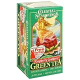 Celestial Seasonings Green Tea, Raspberry Gardens, Tea Bags, 20-Count Boxes (Pack of 6)